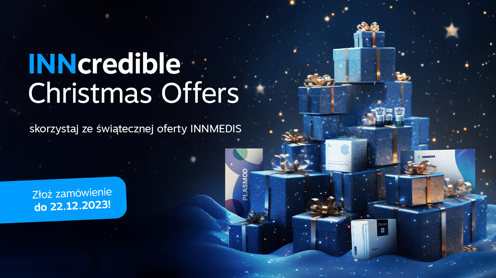 Świąteczna oferta INNMEDIS: złóż zamówienie do 22.12.2023!